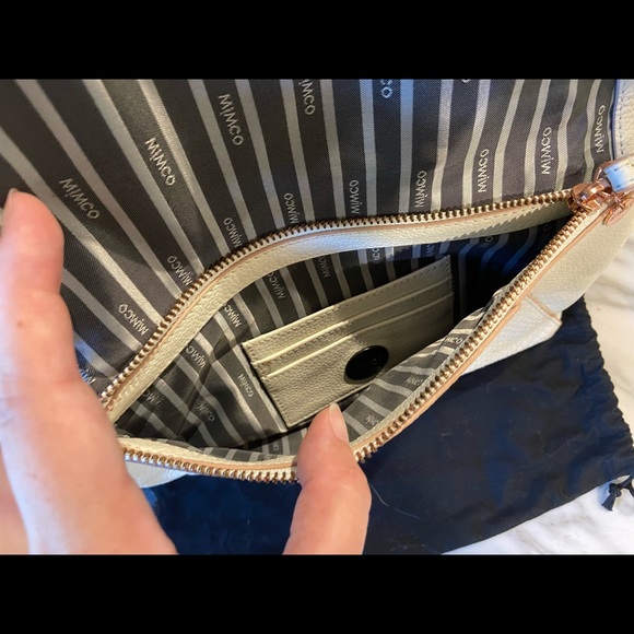 Mimco cream envelope large pouch clutch - Picture 4 of 5